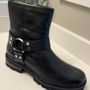 Frye Olivia Harness Short Leather Booties